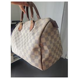 Louis Vuitton-Speedy 30 checkerboard-Beige
