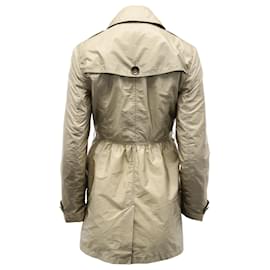Burberry-Burberry Britt Trench coat em algodão bege-Bege