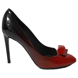 Louis Vuitton-Sapatos Louis Vuitton Gossip Ombre em couro envernizado vermelho-Vermelho