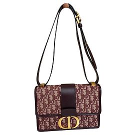 Bolso Dior 30 Montaigne Jacquard Oblique Burdeos Otro