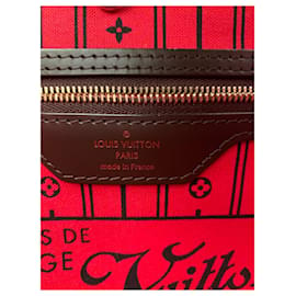 Louis Vuitton-neverfull MM-Marrom