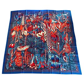 Sciarpa di seta Hermès Botanical Fantasy 140x140 Multicolore