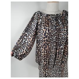 Autre Marque-Kleider-Mehrfarben ,Leopardenprint