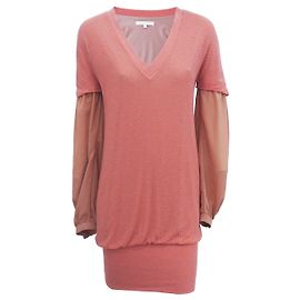 Patrizia Pepe Strickkleid in Puderrosa M Pink