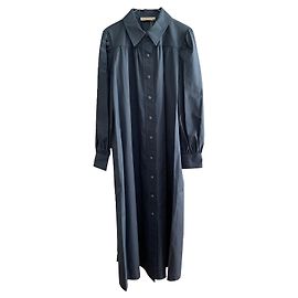 Tory Burch Robe d'artiste en coton bleu Bleu
