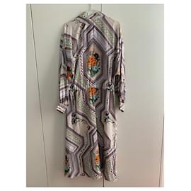 Tory Burch-Printed silk tunic dress-Multiple colors
