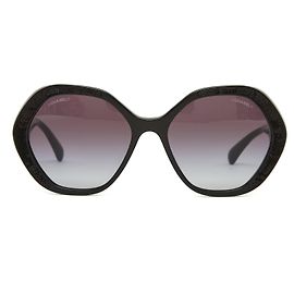 Chanel 2022 LUNETTES RONDES A SEQUINS Noir