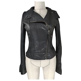 Giacca in pelle Mackage Nera Nero