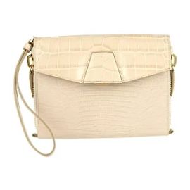 *Alexander Wang Pochette Alexander Wang cuir cuir embossé beige rosé Rose Beige
