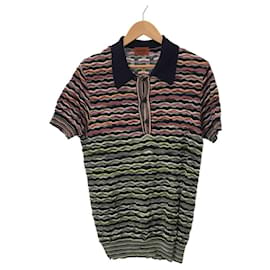 Missoni-MISSONI Polo shirt / 54 / Cotton / Multicolor-Multiple colors