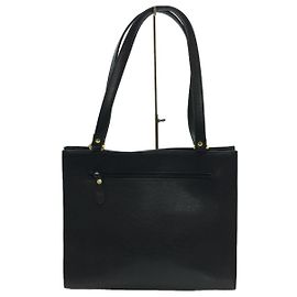 MISSONI Tote bag / leather / BLK / plain Black