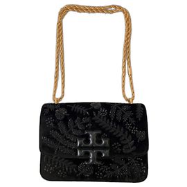 Tory Burch Sac Eleanor brodé Noir