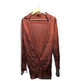Missoni-MISSONI Cardigan (thin) / rayon / bordeaux-Other