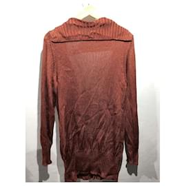 Missoni-MISSONI Cardigan (thin) / rayon / bordeaux-Other
