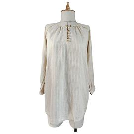 Blouse Noa Noa Oversize Rayée en Coton Multicolore