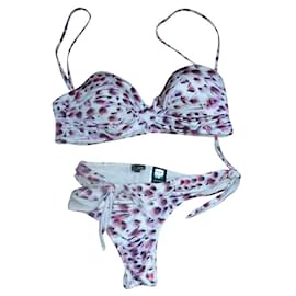 Fendi-Bikini, Tierdruck, Taille 40.-Leopardenprint