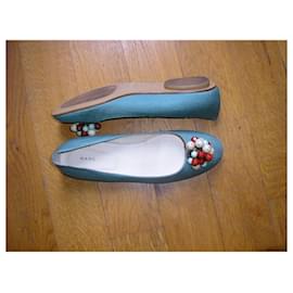 Marc Jacobs-Fabric ballet flats, Pointure 39.-Light blue