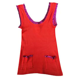 Sonia By Sonia Rykiel-women's red tank top-Red