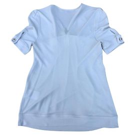 Top en satin gris perle Gucci Gris