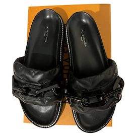 Louis Vuitton Mules compensées Noir