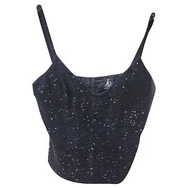 La Perla top bustino perline Nero