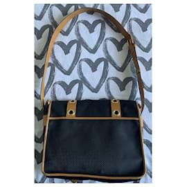 Yves Saint Laurent-Saddlebags-Black,Light brown