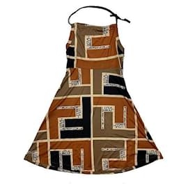 Fendi-Robes-Marron