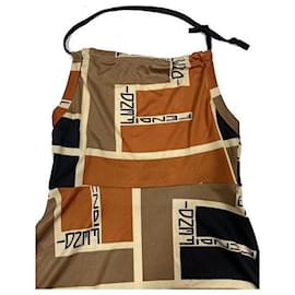 Fendi-Robes-Marron