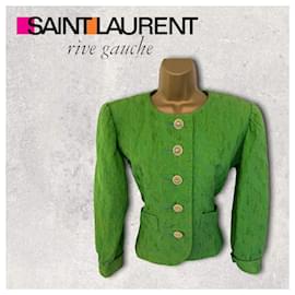 Yves Saint Laurent-Jackets-Green