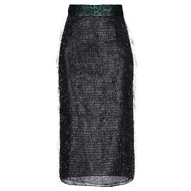 Daniele Carlotta Black Polyester Skirt Black