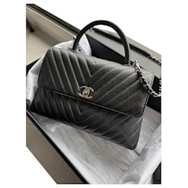 Chanel-Chanel coco handle bag-Black