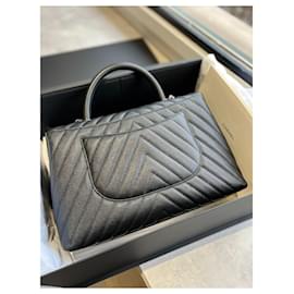 Chanel-Chanel coco handle bag-Black