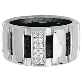 Chaumet-Chaumet ring, "Class One", WHITE GOLD, diamants.-Other
