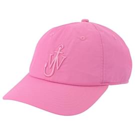 JW Anderson-Gorra de Nylon y Poliéster Rosa-Rosa