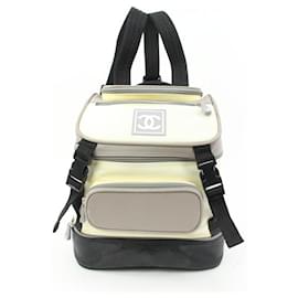 Chanel-Black x Grey CC Sports Logo Mini Backpack-Other