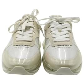 Alexander Wang-Alexander Wang Stadium Sneakers aus cremefarbenem PVC-Weiß,Roh