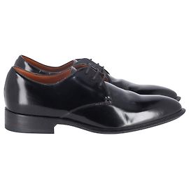 Céline Celine Derby in pelle nera Nero