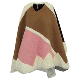 Maje-Maje Poncho in Multicolor Wool-Other,Python print