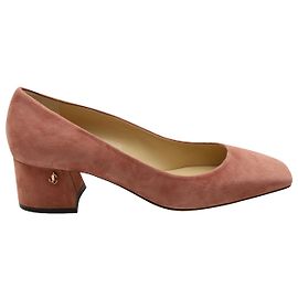 Jimmy Choo Dianne 45mm Pumps in Dark Blush Pink Suede Pink