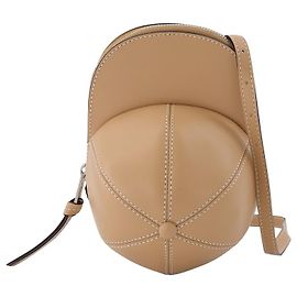 JW Anderson Bolsa Midi Cap em Couro Bege Bege