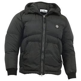 Stone Island Metal Watro Ripstop-TC Puffer Jacket In Black Nylon Black