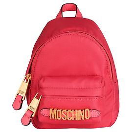 Minimochila Moschino de nailon Rosa