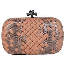 Bottega Veneta Pochette Multi Nodo Intrecciato Multicolore