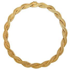Buccellati Necklace, yellow gold braid. Other
