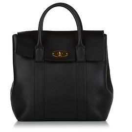 Mulberry Black Bayswater Leather Backpack Black