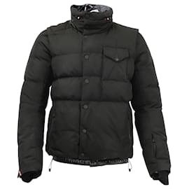 Moncler-Moncler Grenoble Eggstock Padded Jacket in Black Polyamide-Black