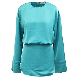 Autre Marque La mini robe Attico Capri en bleu clair Bleu Bleu clair
