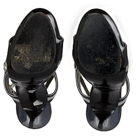 Balenciaga-Satin High-Heel Sandals-Blue
