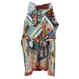 Chloé Shorts saia midi com cinto Multicor
