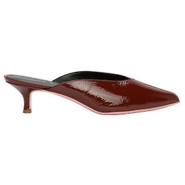 Tibi Frank Crinkle Patent Mule Multicolore